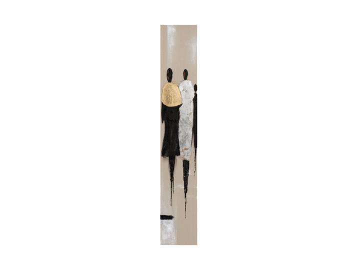 Handgemaltes Bild „Catwalk Slim“ 25 x 150 cm Multicolor Crea Collection