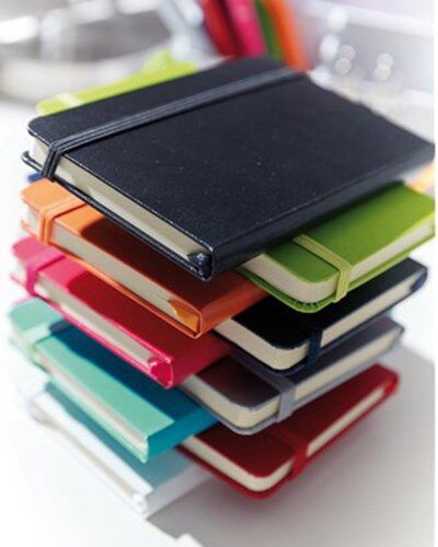 Quaderno ATTENDANT A6 a righe, copertina rigida, 80p Personalizzate o neutre