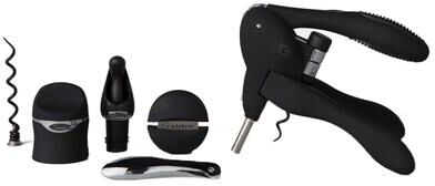 Wine.com """Rabbit 6-Piece Lever Corkscrew & Tool Kit"""
