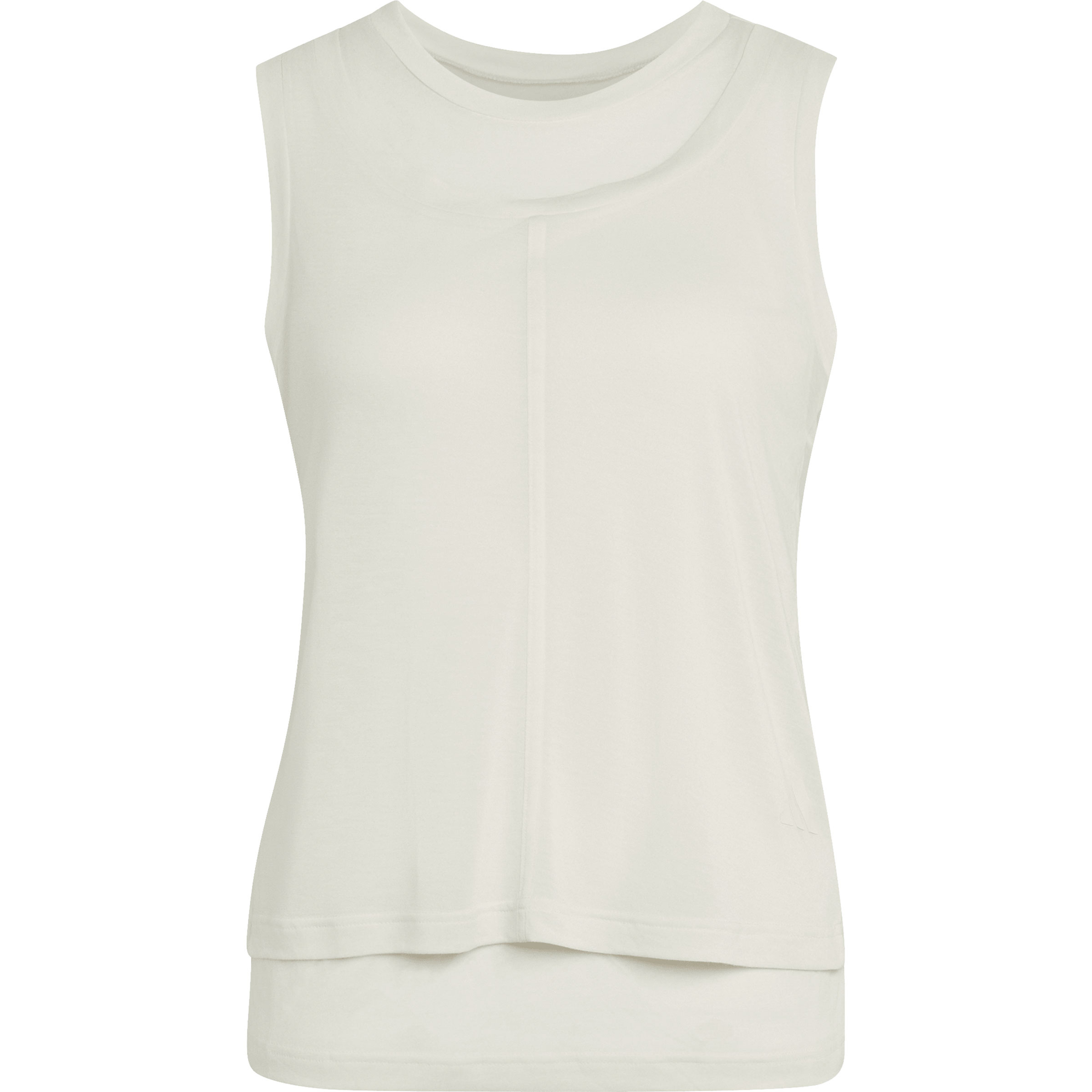 adidas Soft Lux Sheer Top Damen Tanktops weiss Größe L Training & Fitness Schnell trocknend