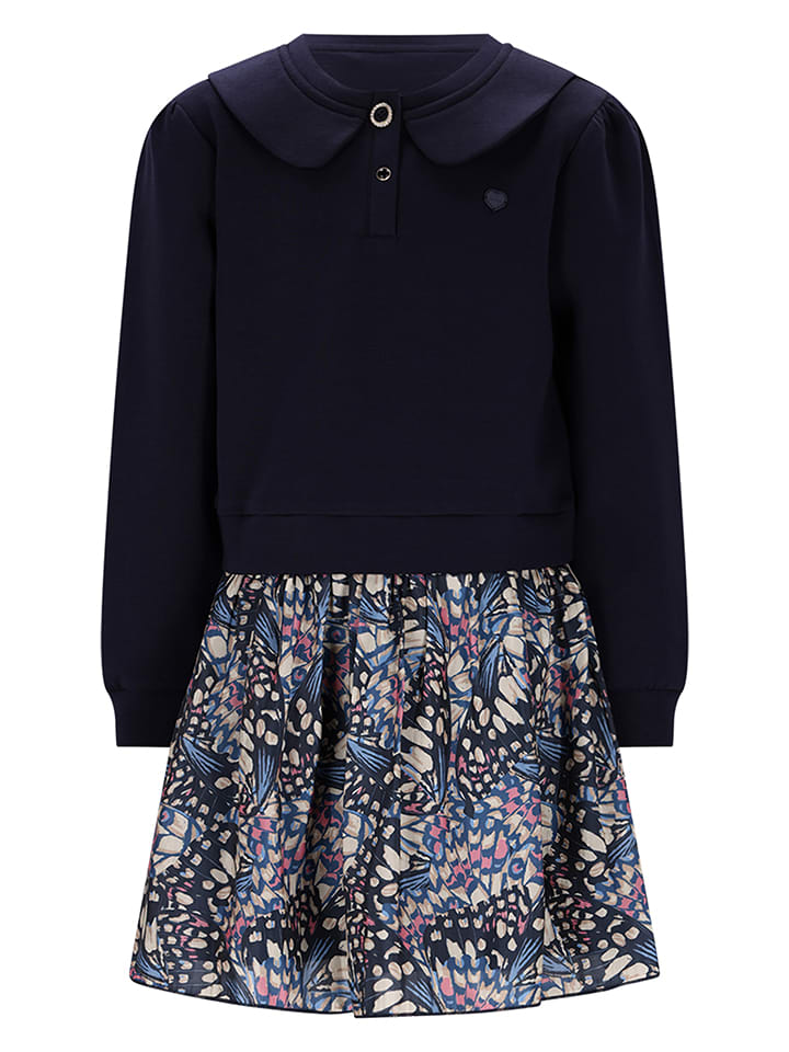 Le Chic Kleid "Swing" in Dunkelblau - 116