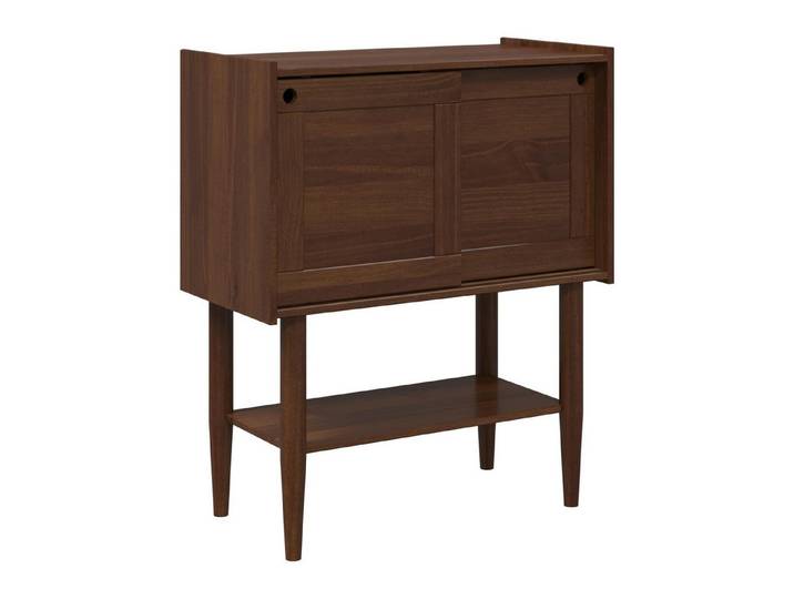 vidaXL Konsolentisch Konsolentisch BILBAO Dunkelkaramell 80 x 40 x 95 cm (1-St)