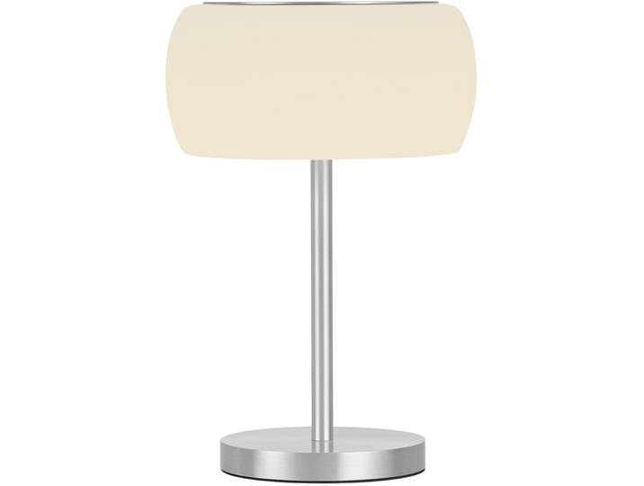 Designer-Tischlampe Bankamp Bold aluminium matt dimmbar D 22.5 cm - Material: Aluminium/Stahl - LED - Lichtfarbe: Extra warmweiss - LED Energiesparlampen