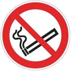 Verbotszeichen ASR A1.3/DIN EN ISO 7010 Rauchen verboten Ku.