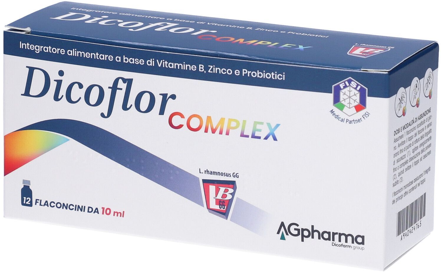 DICOFARM SpA AG Pharma, Dicoflor Complex, 12 Flaconcini