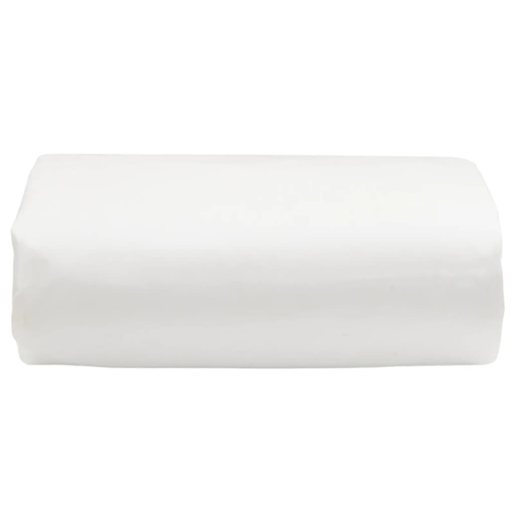 vidaXL Afdekzeil, wit, 5 x 8 meter, 650 g/m²