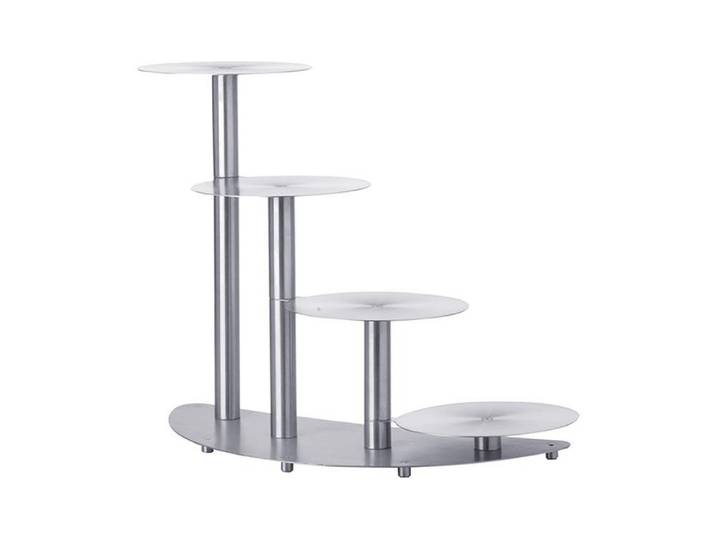 Schneider GmbH Tortenständer Kuchenständer Hochzeitstortenständer Etagere diverse Designs, Edelstahl, (4-tlg)