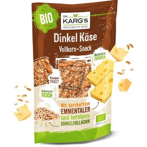 Dr.Kargs Cracker Vollkorn Snack, BIO, Dinkel & Käse, 110g