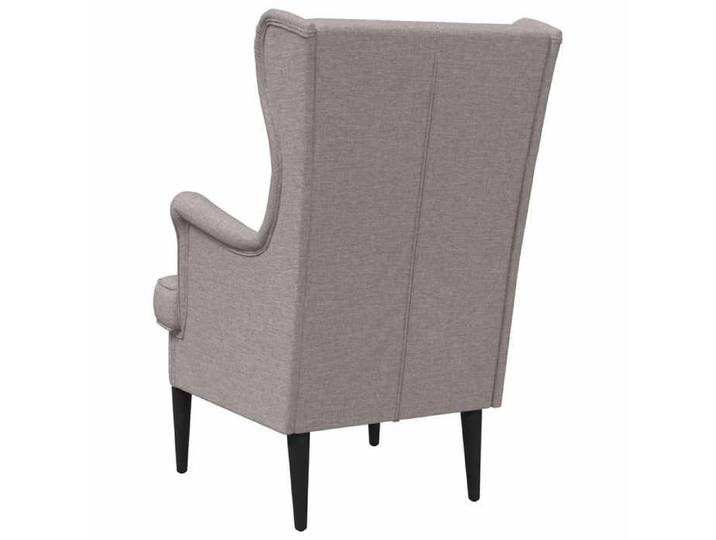 Confortable Fauteuil simple pour salon bureau chaise relax Taupe tissu__27885