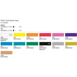KREUL Textilmarker 2.0 - 4.0 mm Gold