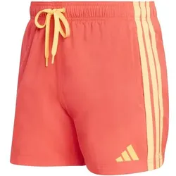 ADIDAS Herren Badeshorts 3-Streifen 5-Inch, Größe M in Rot Rot