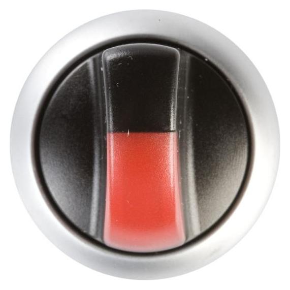 Eaton Selector sw, 2-pos, red lens (M22-WRLK-R)