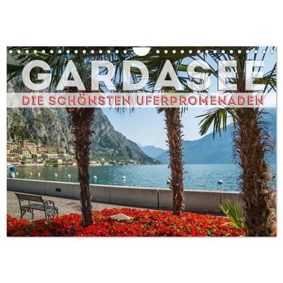 GARDASEE Die schönsten Uferpromenaden (Wandkalender 2027 DIN A4 quer), CALVENDO Monatskalender