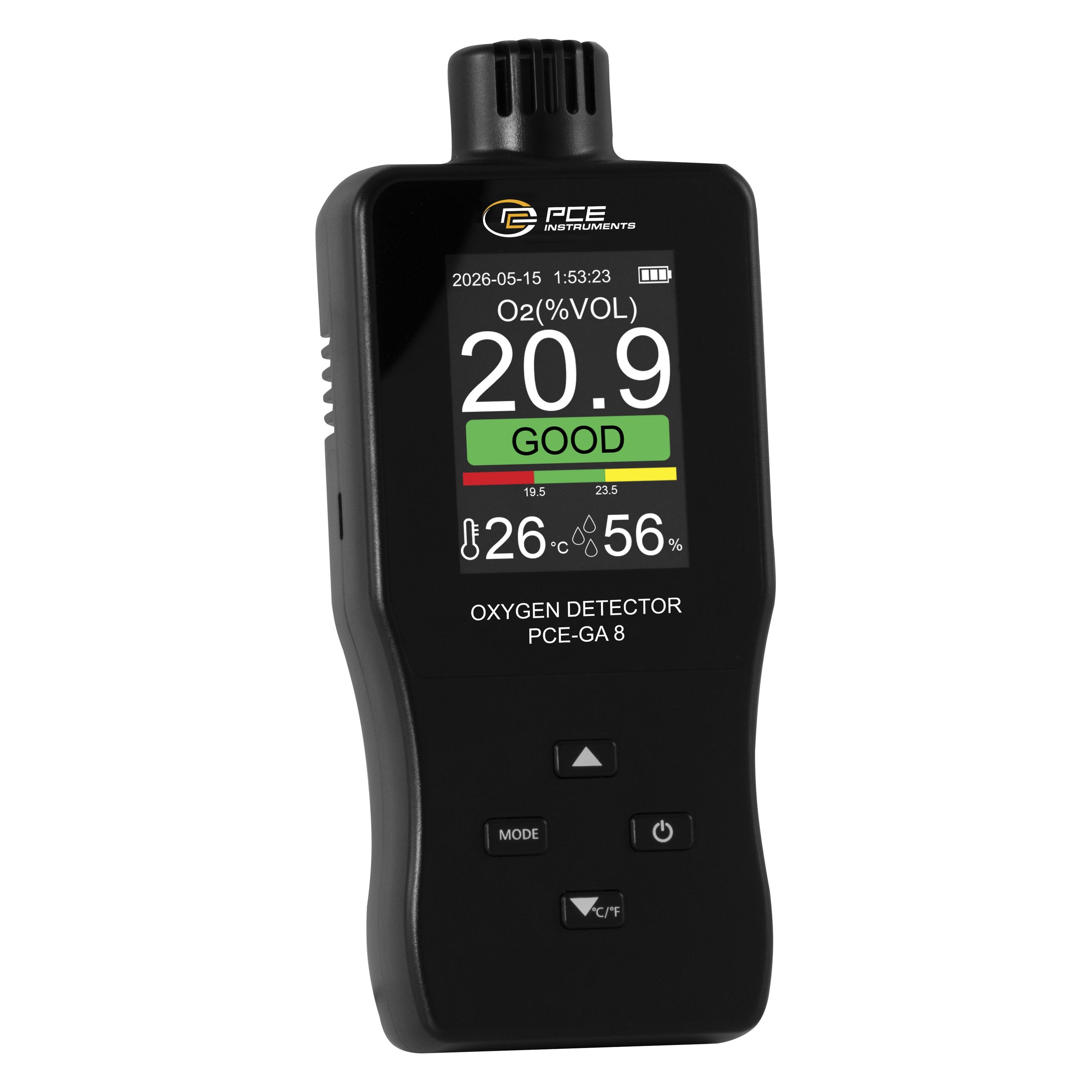 PCE Instruments Sauerstoffdetektor PCE-GA 8 (Gas Messgerät) (PCE-GA 8)