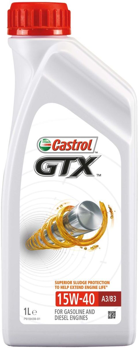 Moottoriöljy Castrol 15f627 Gtx 15w40 1l