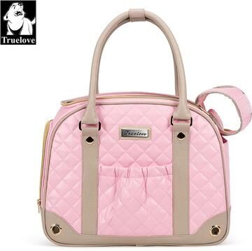 Uplift Essentials Fashion Pet Carrier Handbag Portable Travel Bag For Cats And Dogs pink m