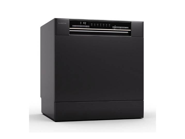 Klarstein Standgeschirrspüler 10045372, 8 l, Spühlmaschine freistehend Aqua Stop Kindersicherung