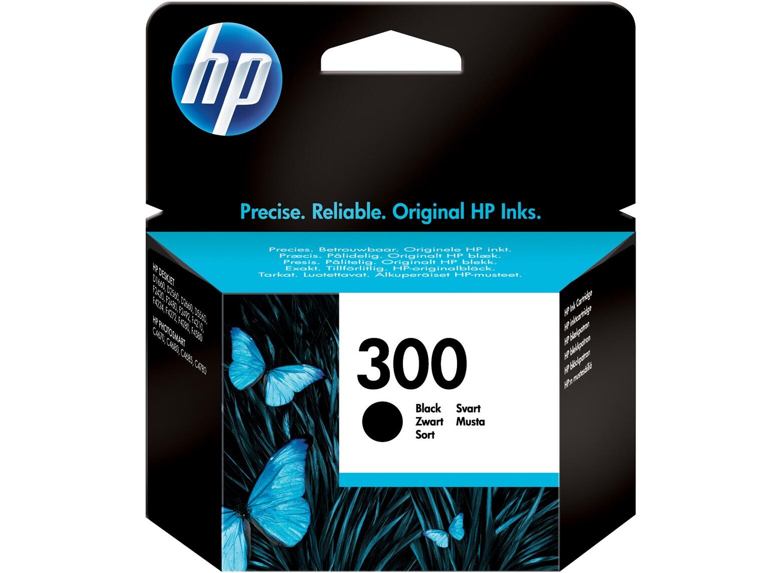 HP Inc. HP Original 300 Druckerpatrone schwarz 200 Seiten 4ml (CC640EE) CC640EE#UUS