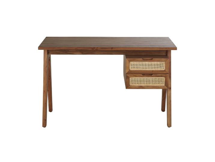 Schreibtisch aus Akazienholz im Vintage-Stil