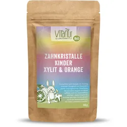 Zahnkristalle Kinder Xylit & Orange | 40 Kristalle