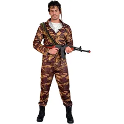 Widmann SOLDAT (Oberteil, Hose, Gürtel, Stirnband), L (L)