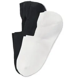 Tchibo - 2 Paar Sport-Füßlinge - Unisex - Gr. 35-37 - schwarz