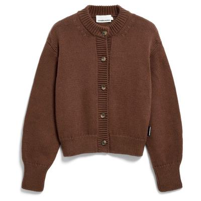 ARMEDANGELS - Women's Winter Cotton Knit Cardigan - Cardigan Gr XL braun
