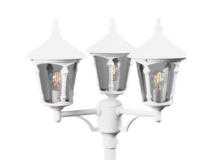 Klassieke lantaarnkap Virgo 3-lichts wit KonstSmide - 573-250