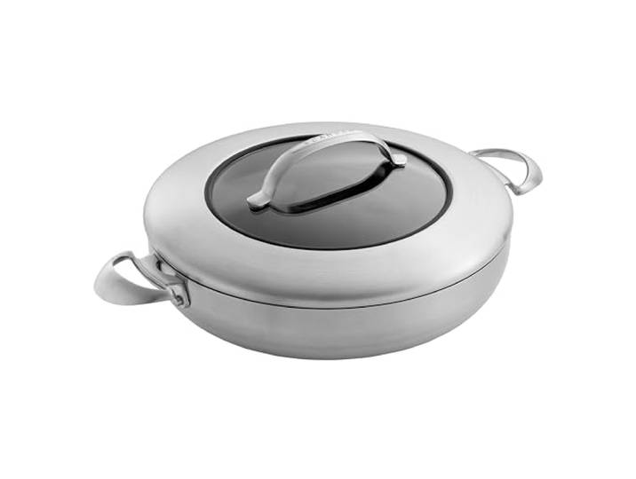 SCANPAN CTX Schmorpfanne mit Deckel 28 cm, Induktion, 5-Schicht