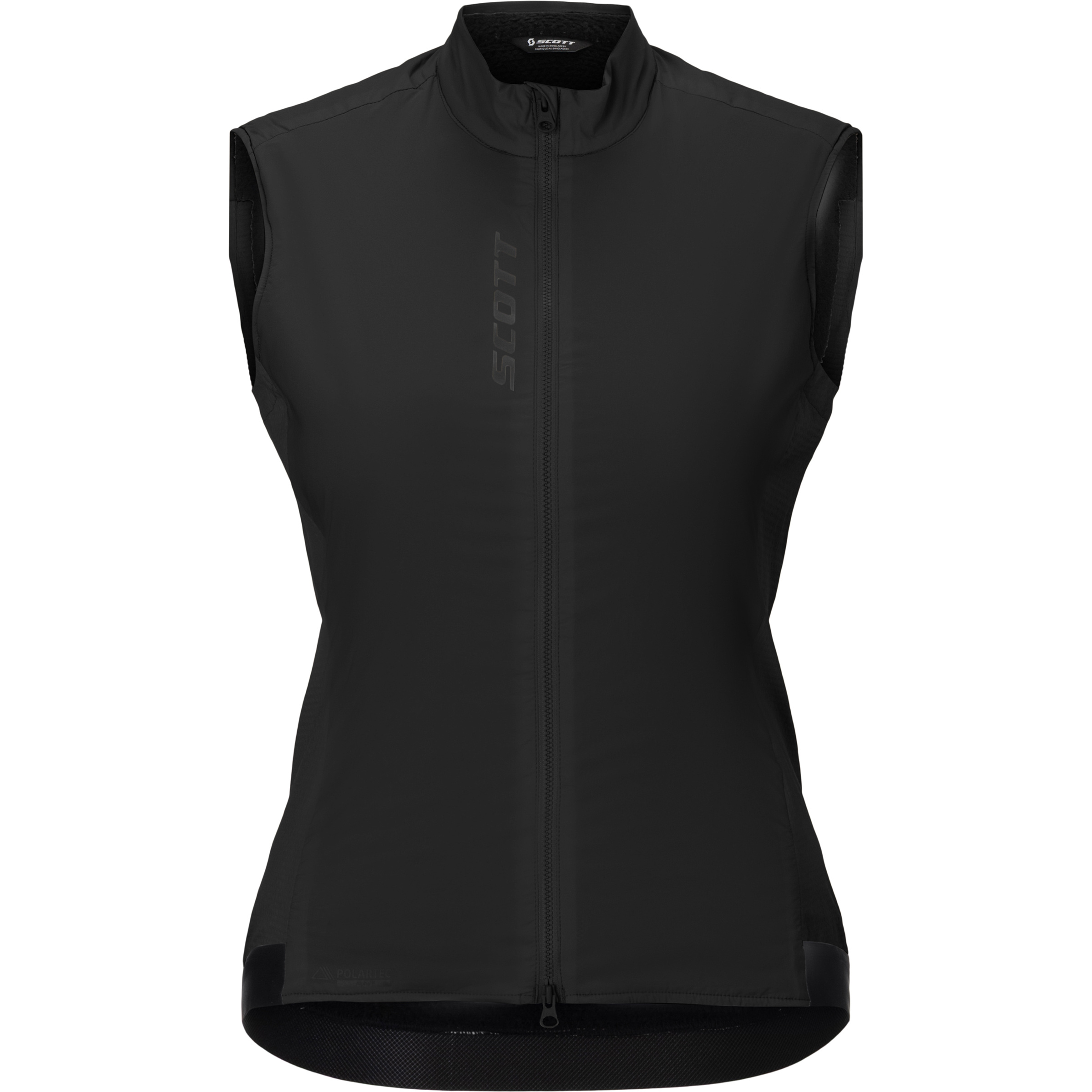 Scott Pro Warm Alpha Weste Damen Fleecewesten schwarz Größe XL Rennrad | Gravel Windabweisend Polartec