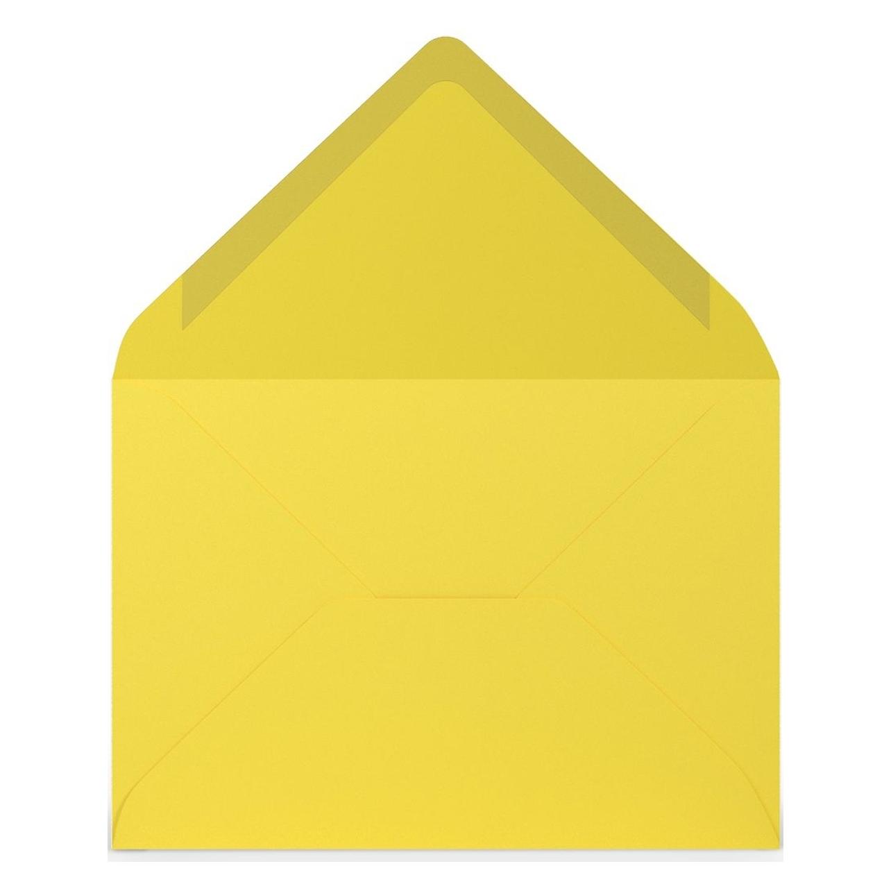 Magni Briefumschläge Coloretti C6 5er goldgelb (C6, 5x) (220705543)