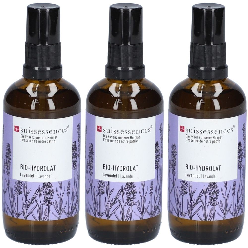 Suissessences Bio-Hydrolat Lavendel Spr 100 ml x3 3x100 Spray