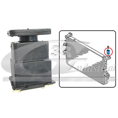 3RG Lagerung, Kühler 85780 oben für VW