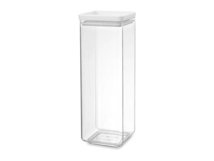 Brabantia TASTY+ vierkante opbergpot 2,5 L Lichtgrijs