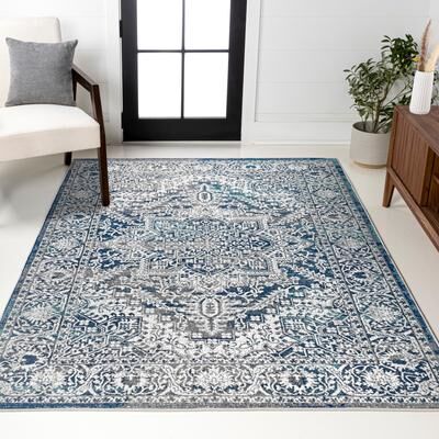 JONATHAN Y Traditional Persian Vintage Medallion Area Rug
