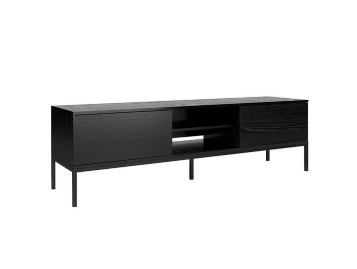 Sepro Meble Tv-Schrank Schwarz Industrial, 170x49x41 cm, Wohnzimmer, TV Möbel, Lowboards, Lowboards stehend