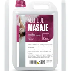 LA MISTT Süßmandel-, Rosmarin-, Lavendel-, Fenchel- und Rosmarinöl 2 Liter | Professionelles Massageöl | Körperöl