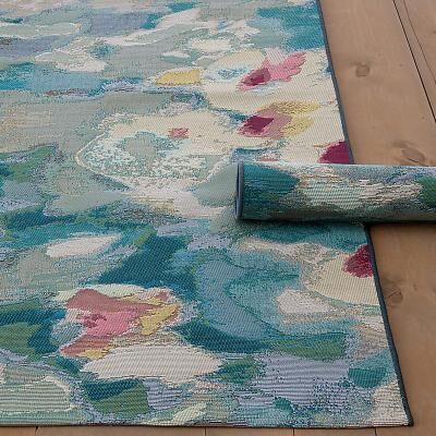 "Mayla Indoor/Outdoor Rug - 4'10"" x 7'6"" - Ballard Designs"