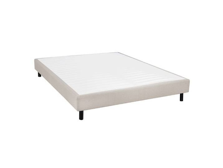 Tapikit - Sommier Tapissier Démontable 160x200cm 2x20 Lattes Gris Lin