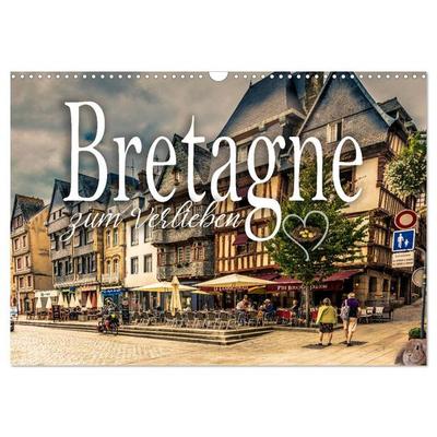Bretagne zum Verlieben (Wandkalender 2026 DIN A3 quer), CALVENDO Monatskalender