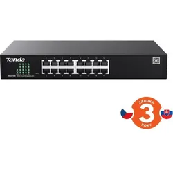 Tenda Switch TEG2216D 16GE Cloud (16 Ports), Netzwerk Switch, Schwarz