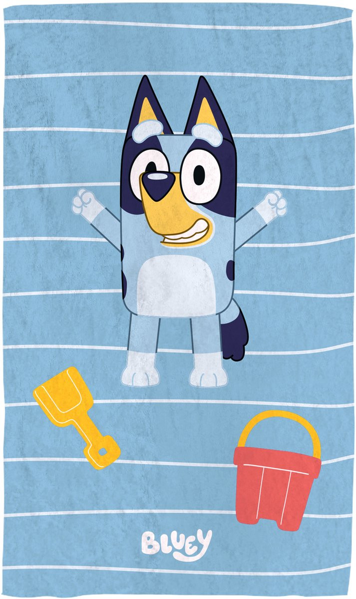 Bluey Strandlaken Relax Katoen - 70 x 120 cm