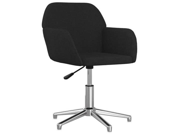 vidaXL Bürostuhl NA Bürostuhl Drehbar Schwarz Stoff Bürosessel Drehstuhl Praxis Schreib