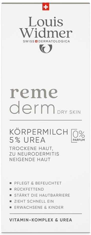 Louis Widmer remederm Körpermilch 5% Urea unparfümiert
