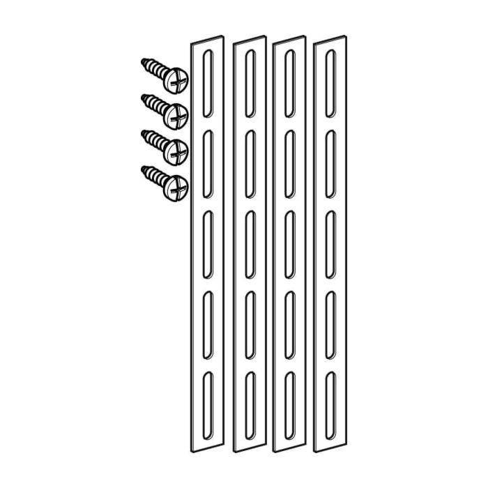 Geberit Schlitzbandeisen mit Schrauben 241017001
