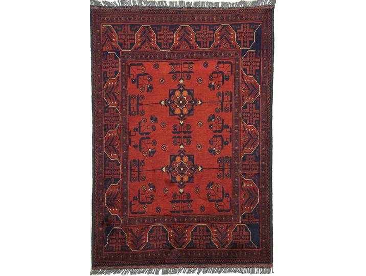Khal Mohammadi Teppich 104x146 Handgeknüpft Orientteppich Wolle