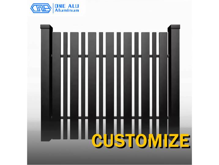 Clôture rétractable en aluminium, style fer forgé décoratif, pour jardin extérieur, cour, balcon, clôture de sécurité et d'intimité personnalisable