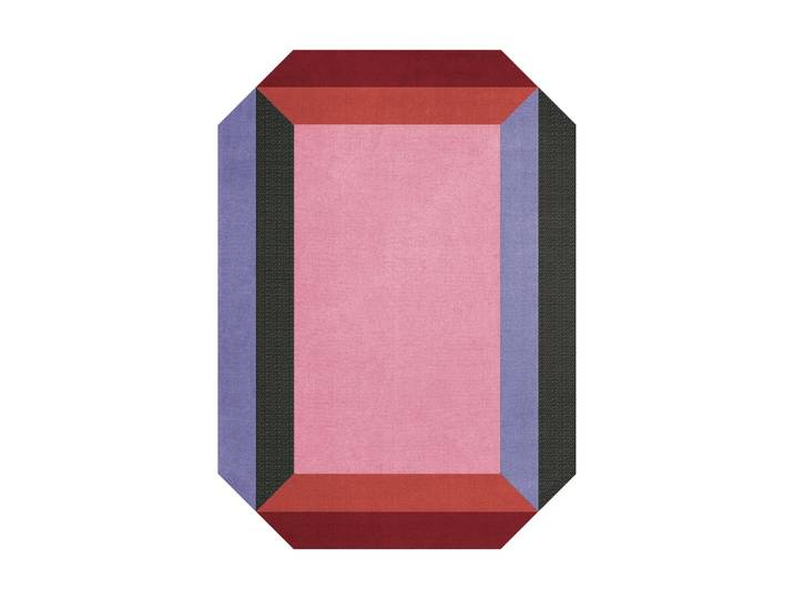 Layered Teklan Crystal Spectrum Wollteppich Multi, 250x350 cm
