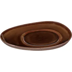 Out of Lines Untertassen 15 cm, braun, 2 St.