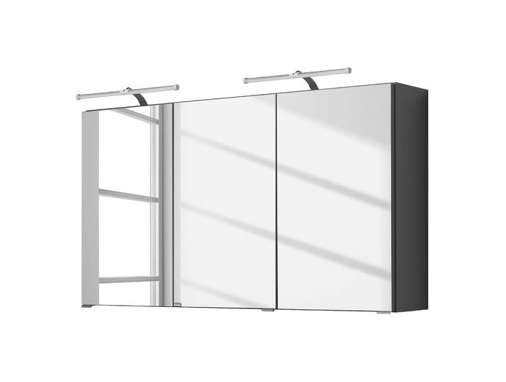 Armoire de toilette III 120 x 64 x 20cm Gris/Graphite